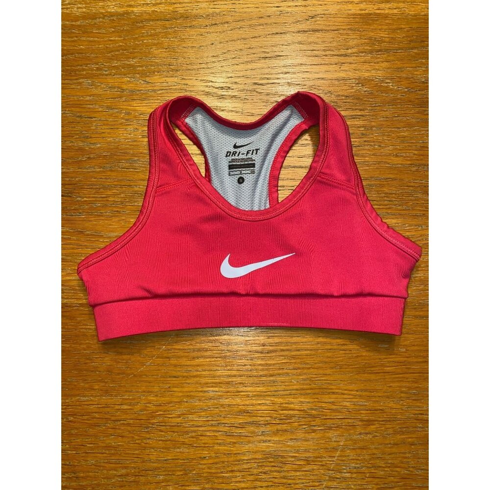 Nike Dri-Fit Womens Racerback Sports Bra S Pink